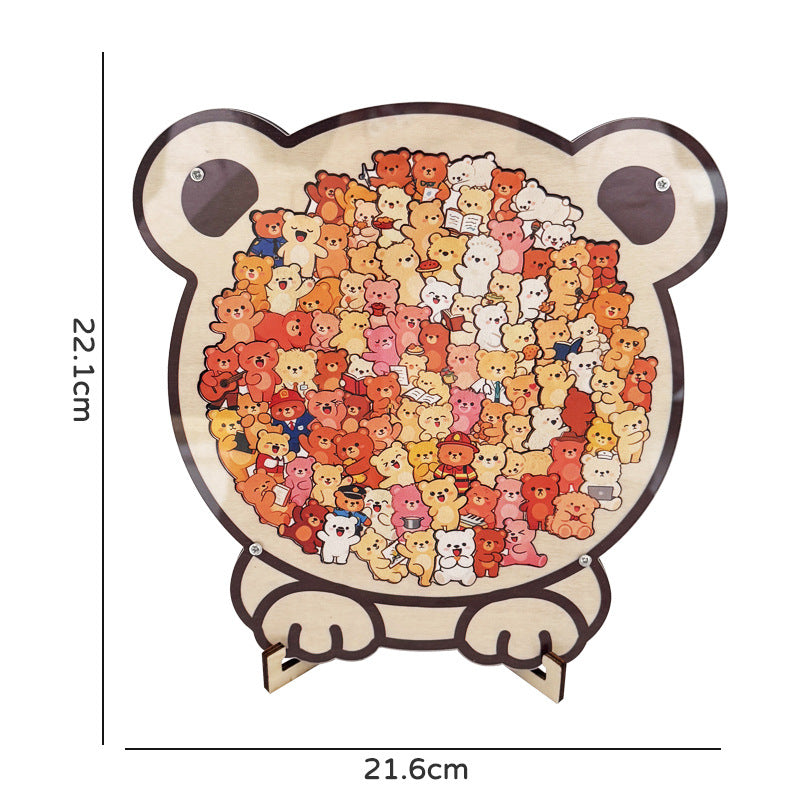 🐱 Cat Wooden Puzzle Decor – Relaxing Puzzle Gift For Cat Lovers