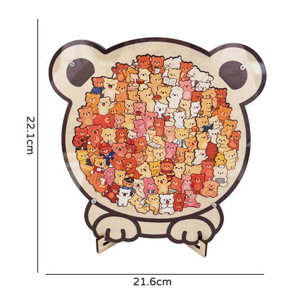 🐱 Cat Wooden Puzzle Decor – Relaxing Puzzle Gift For Cat Lovers