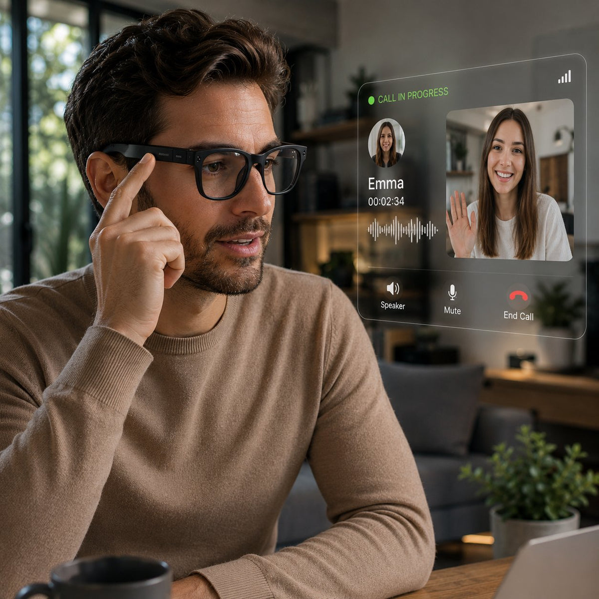 👓 AI Smart Glasses 🎥 4K POV Camera | Multi-Language Translation & AR Navigation