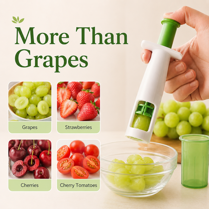 🍇 One-Press Fruit Cutter Make Perfect Bite-Sized Fruit Snacks In Seconds