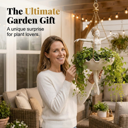 🌿Ballet Dancer Hanging Planter - Graceful Artistry, Living Greenery🩰