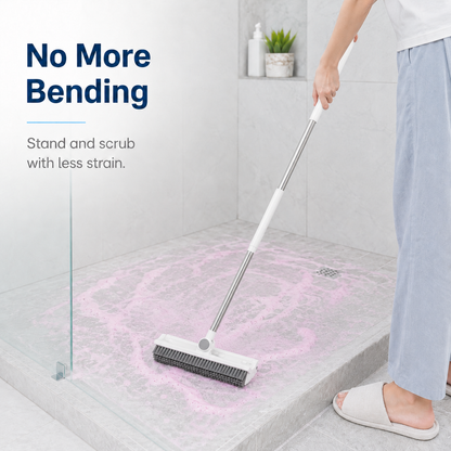🧼 FlexClean™ 3-in-1 Floor Scrub Brush