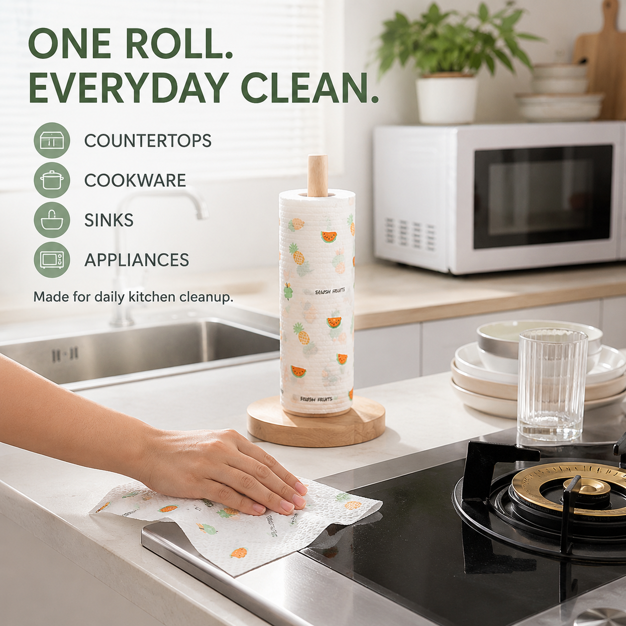 🔥200Pcs Per Roll Reusable Cleaning Lazy Rags