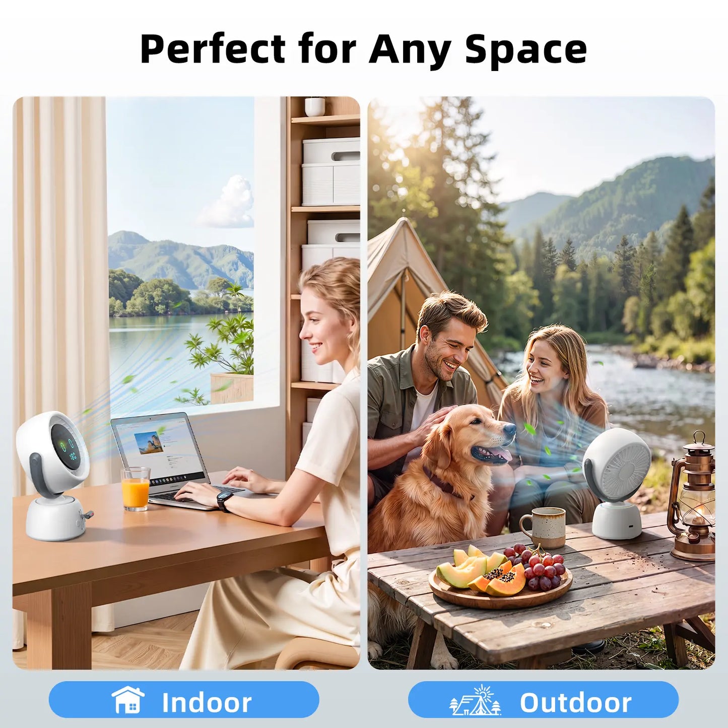 🔥 LAST DAY 50% OFF | Breeze Follows You™ AI Head Tracking Fan