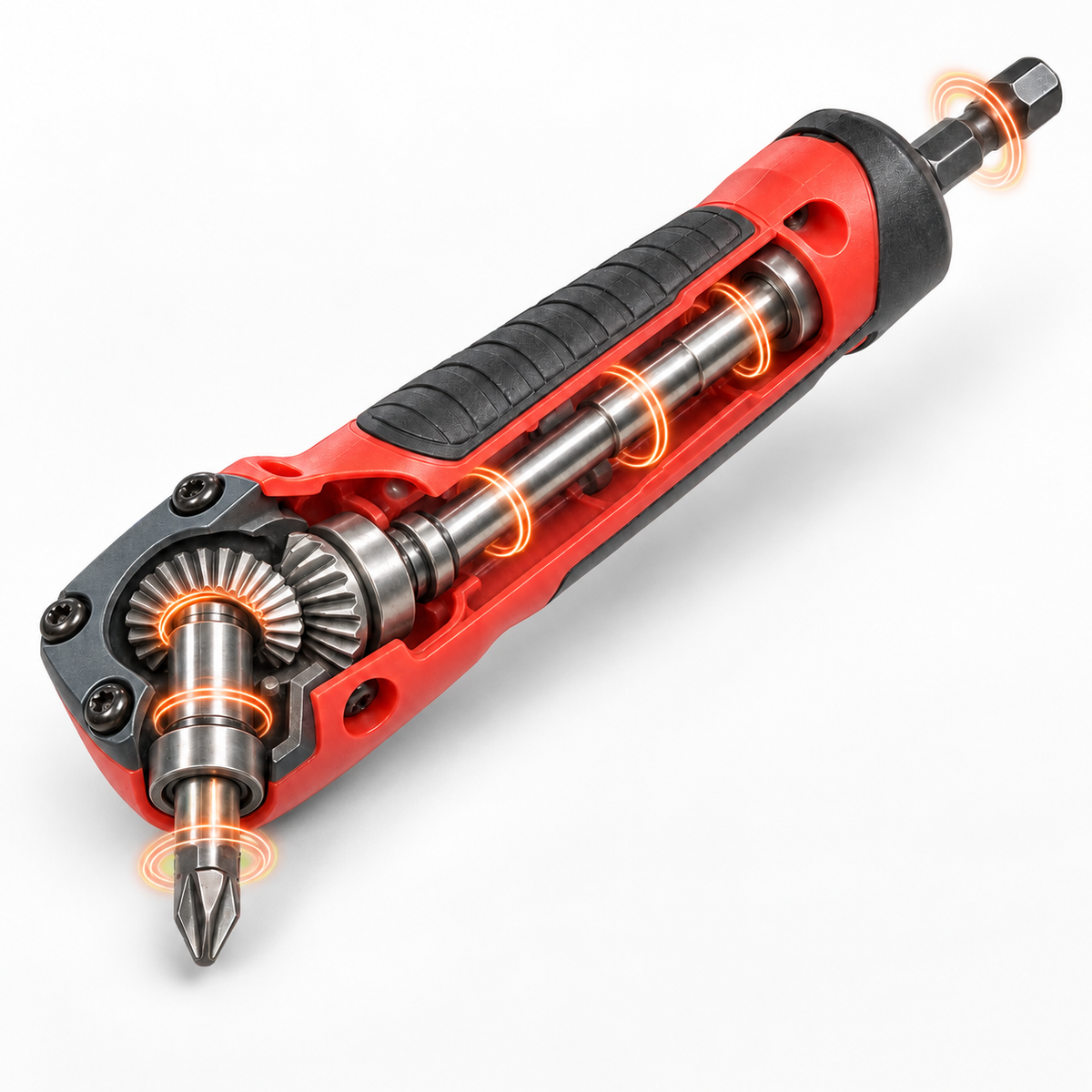 🔧 Right Angle Drill Adapter & 10-Bit Set