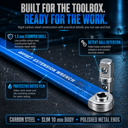 🔩3/8" Offset Extension Wrench Set – Reach Tight Bolts Without Removing Parts🔧