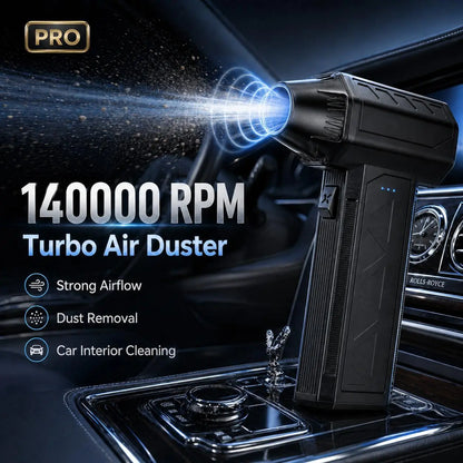 ⚡ Cordless Turbo Air Duster – High-Power Jet Fan for Fast, Effortless Cleaning 💨