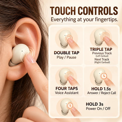 😴 Mini Sleep Earbuds | Sleep Smaller. Listen Better.
