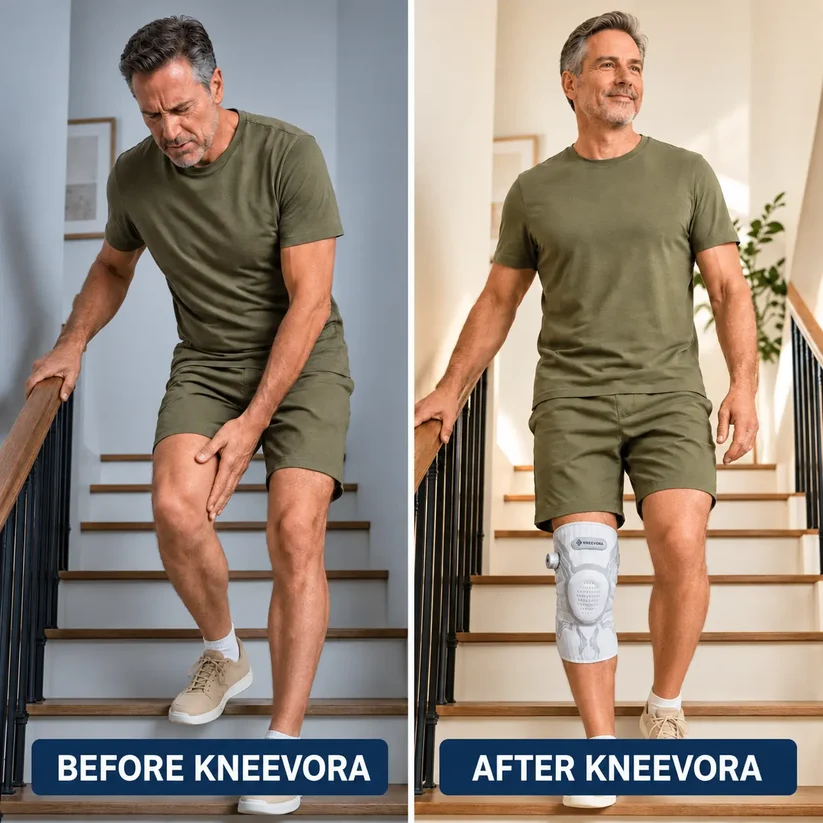 Adjustable Knee Support Brace – Targeted Compression & Side Stability