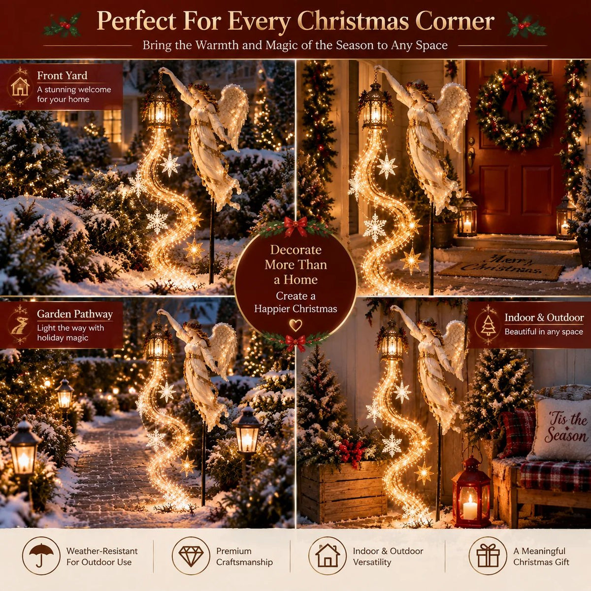 🔥Buy 2 Get 20% OFF🔥Guardian Angel Christmas Pathway Light