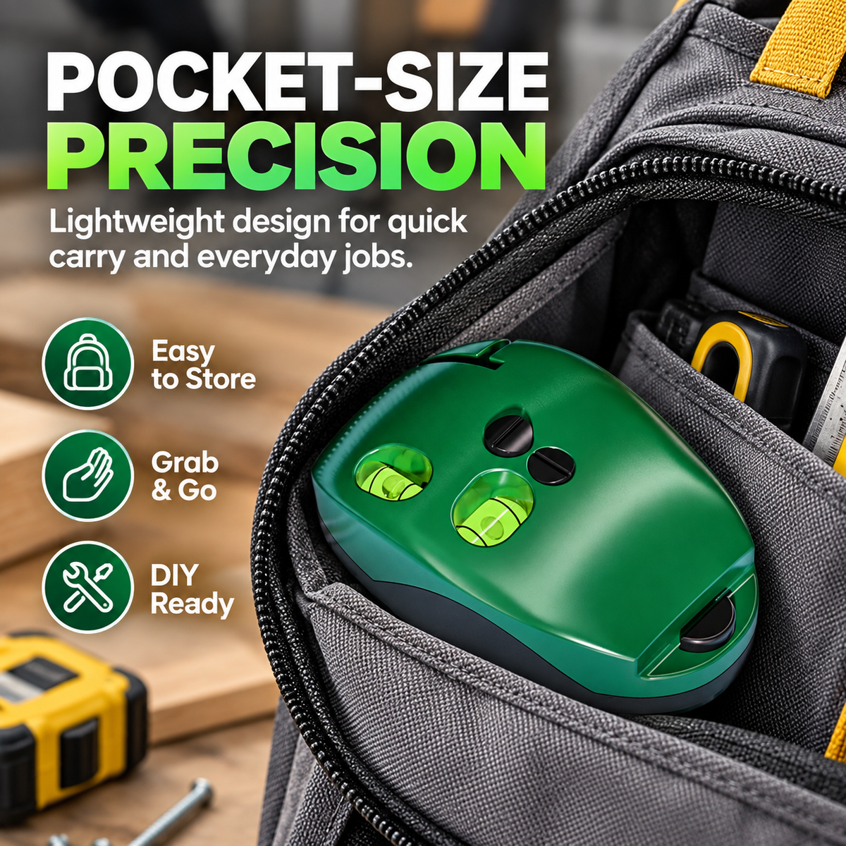 📐90-Degree Electronic Red-Beam Layout Tool – Suitable for Construction and Tile Laying