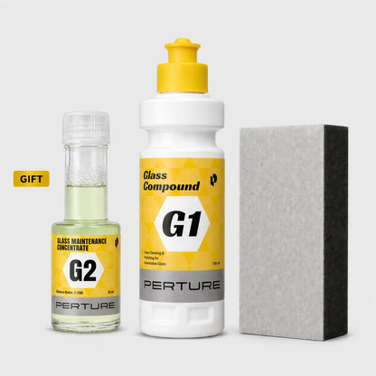 PERTURE G1 Glass Compound Cleaner for Car & Home Glass
