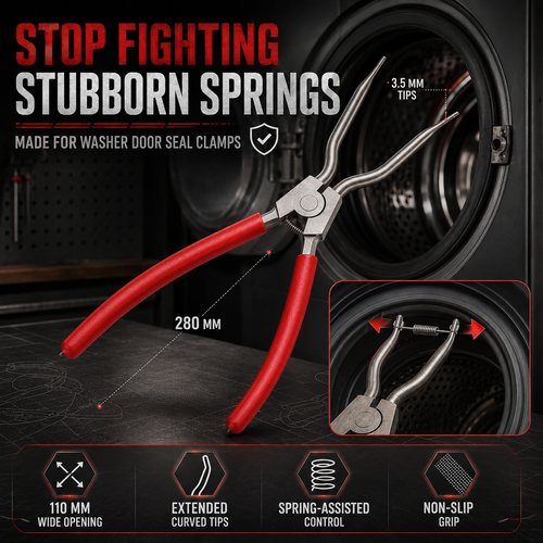 🛠️ Washing Machine Door Seal Clamp Pliers – Effortless Spring Clamp Removal & Installation