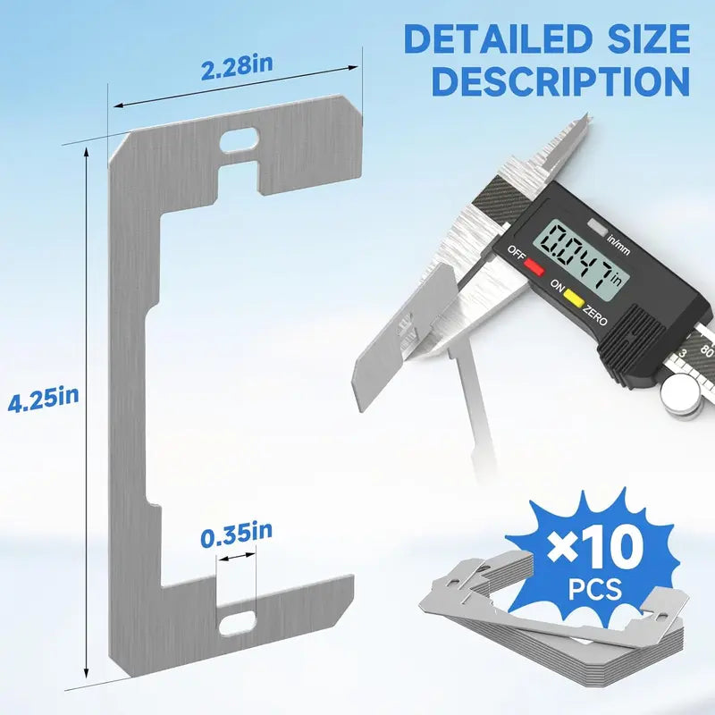 🔧 Wall Plate Spacer Kit for Loose Outlets | Metal Outlet Leveling Spacers for Flush Wall Plate Repair