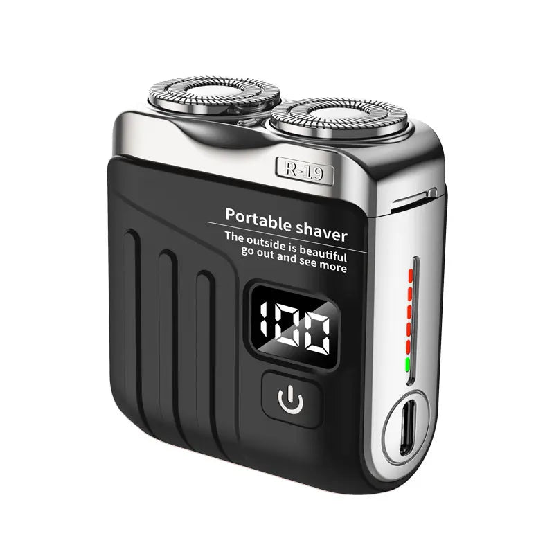 🧲Mini Pocket Electric Shaver – Fast USB Rechargeable Portable Razor for Men