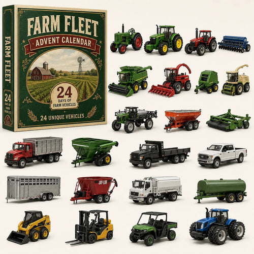 🚜Build the Fleet Collection 24-Day Vehicle Advent Calendar Series | ✨A New Adventure Every Morning