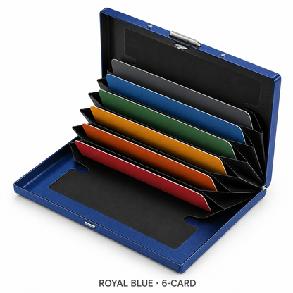 RFID-Blocking Stainless Steel Card Wallet – Organized, Secure & Pocket-Ready 🔒