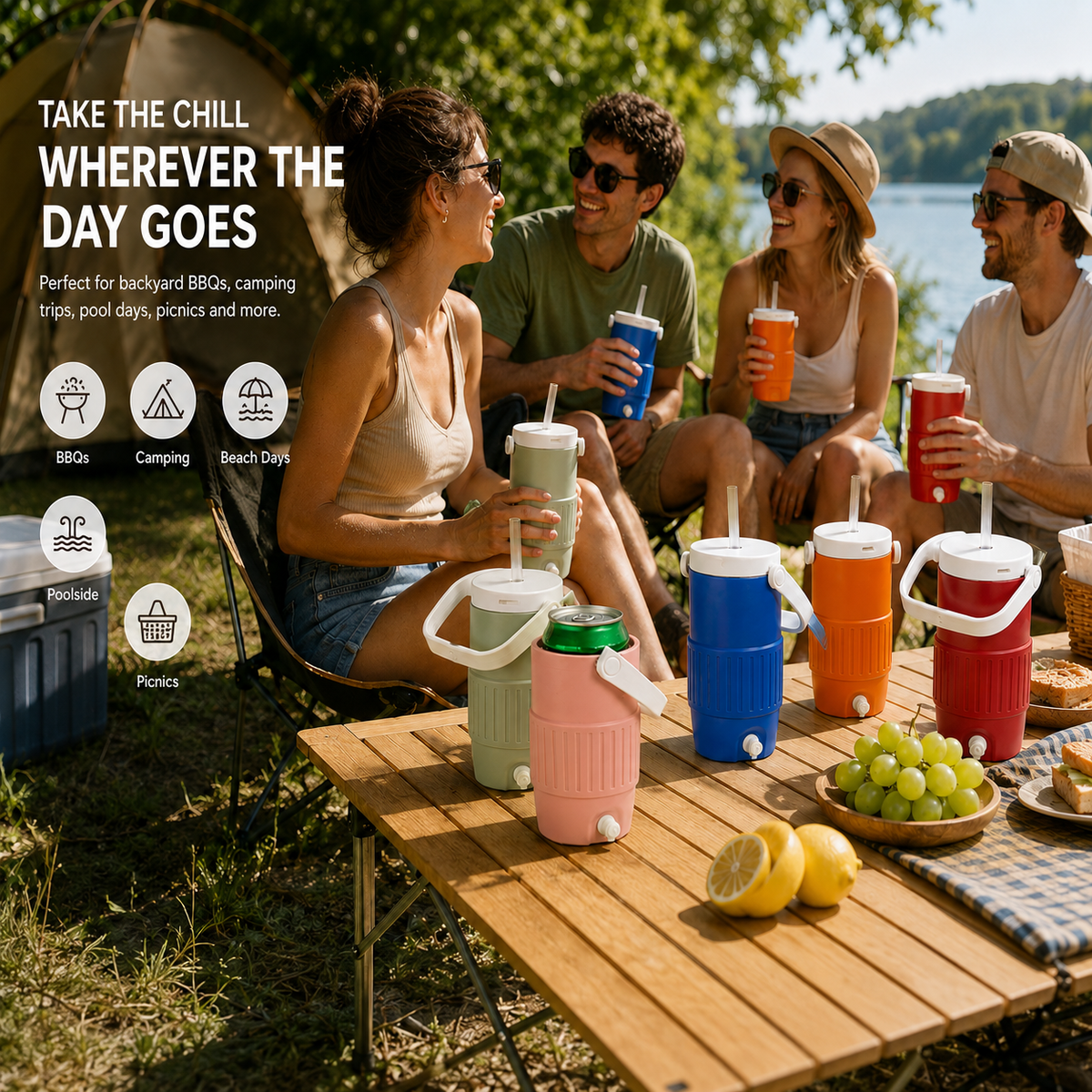 🥤Ice-Chill Can Cooler Cup❄️
