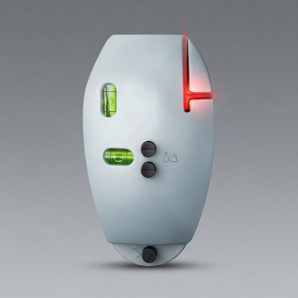 📐90-Degree Electronic Red-Beam Layout Tool – Suitable for Construction and Tile Laying