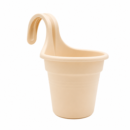 Balcony Hanging Planter – No Tools Rail Flower Pot | Space-Saving Garden Pot