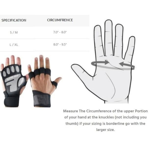 New Ventilated Weight Lifting Workout Gloves