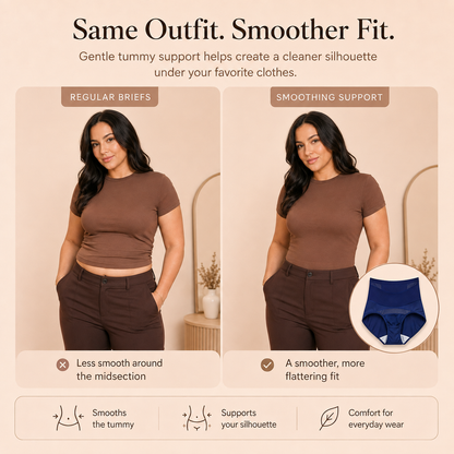 👖High-Waisted Tummy Control Shaping Briefs | Everyday Smoothing Underwear✨