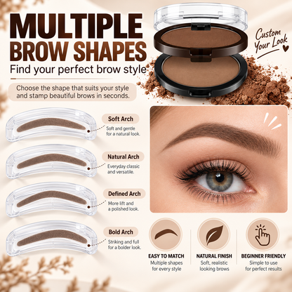 ✨ 10-Second Eyebrow Stamp Kit – Quick & Easy Brow Shaping for Beginners