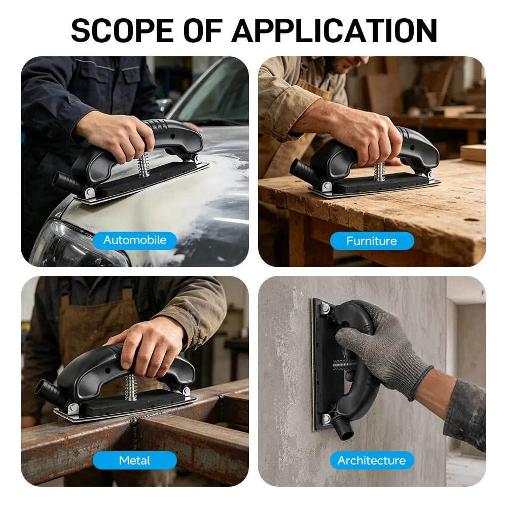 🛠️ HOT SALE | 16-Pack Wet & Dry Sandpaper Set – 80-800 Grit Sanding Sponges for Wood, Metal, Drywall & Auto
