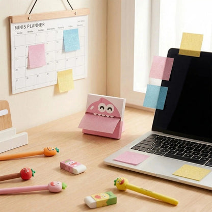 Transparent Pull-Out Glitter Sticky Notes