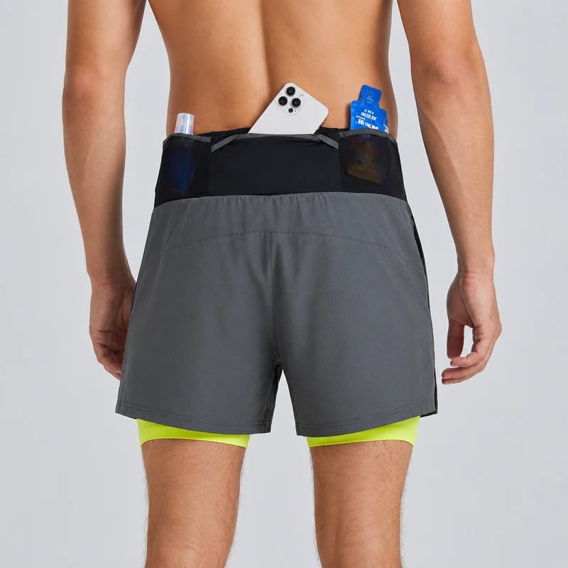 🏃🔥 50% OFF RUNNR Marathon Pro Running Shorts ⚡ 2-in-1 Anti-Chafe Shorts With Phone Pocket
