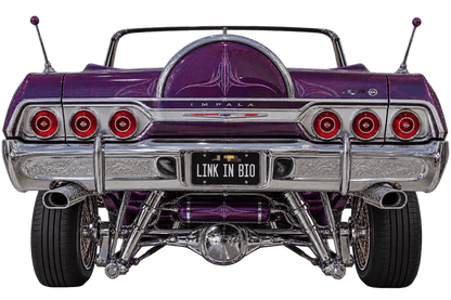 🚗 Classic Lowrider Car Rear Wall Shelf Lamp