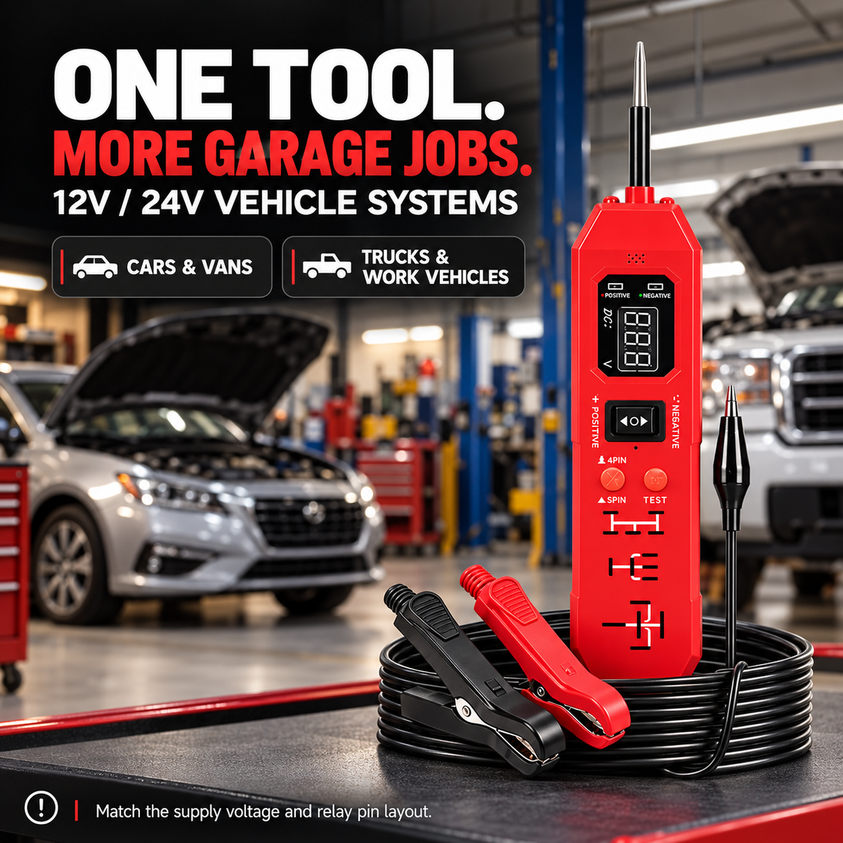 12V and 24V low-voltage vehicle electrical use context