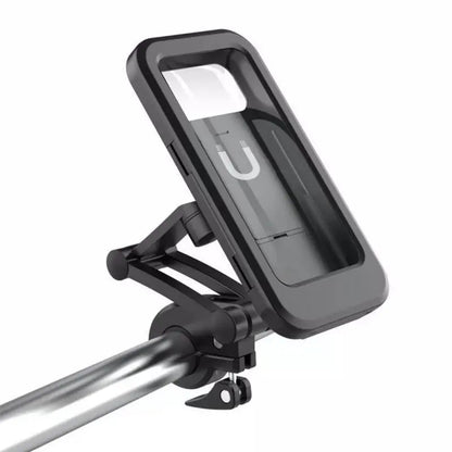 🚴 Waterproof Bike Phone Mount – 360° Rotating Shockproof Handlebar Holder for 4–6.7" Phones