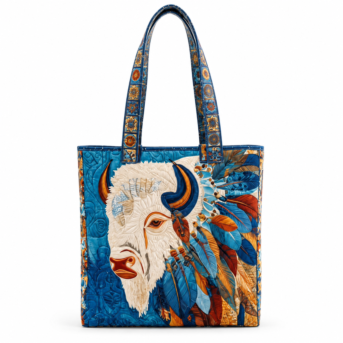 🐎 Western-Inspired Quilted Tote Bag – Spacious Statement Shoulder Bag