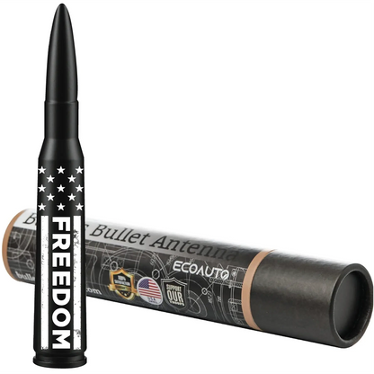 🔥 50% OFF | Universal 50 Cal Bullet Antenna | 9 Adapters Included | Fits Most Vehicles