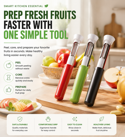 🍎 3-in-1 Fruit Peeler & Corer Tool🥝