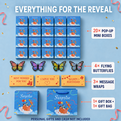 Pop-Up Surprise Explosion Gift Box Kit – Make Their Gift Come to Life 🎁