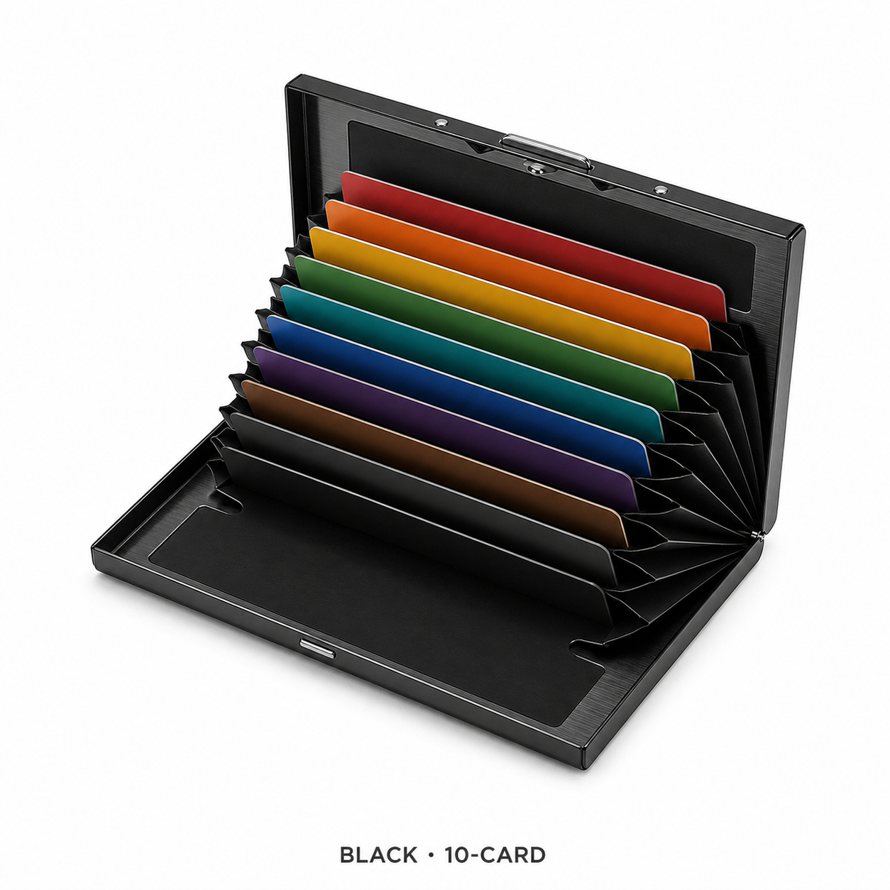 RFID-Blocking Stainless Steel Card Wallet – Organized, Secure & Pocket-Ready 🔒