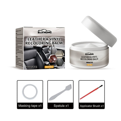 🔥Leather & Vinyl Recoloring Balm Kit – Restore Faded Seats, Sofas & Shoes