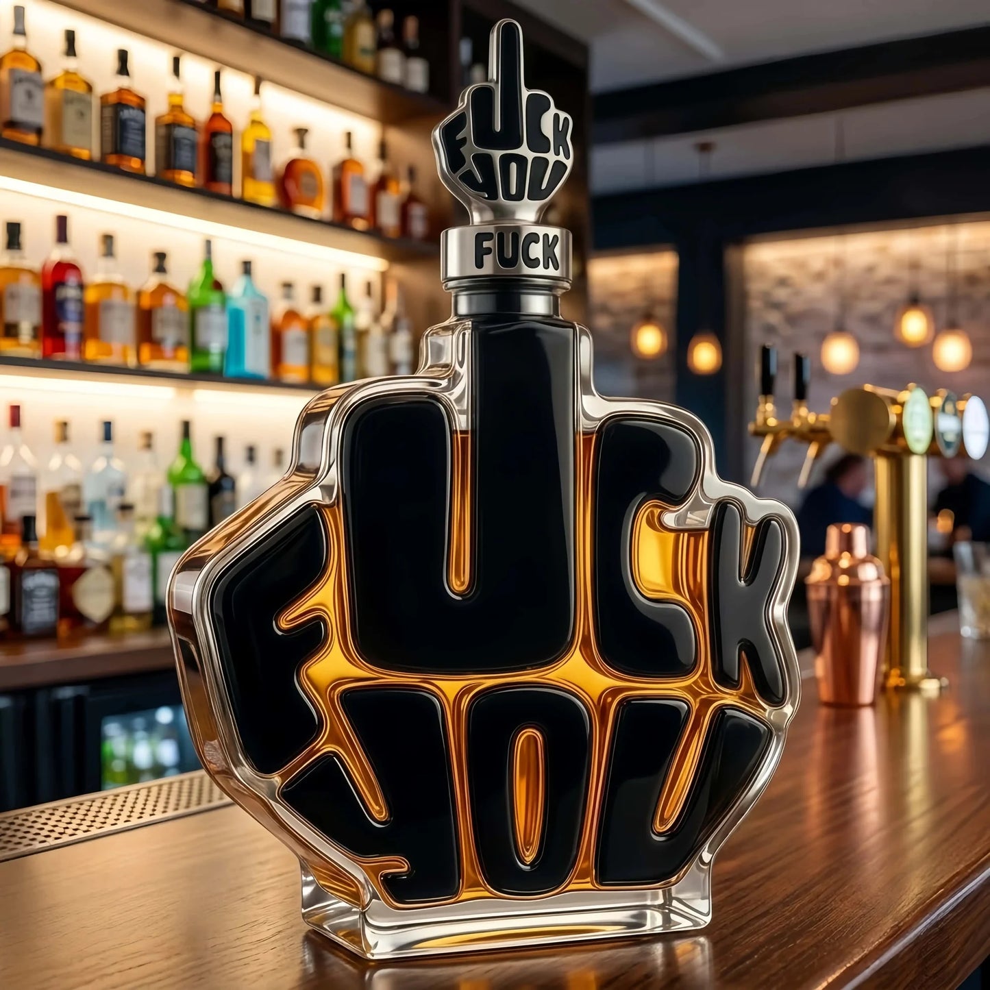 🥃 Whiskey Decanter Bottle | Unique Bar Display Gift for Whiskey Lovers & Collectors