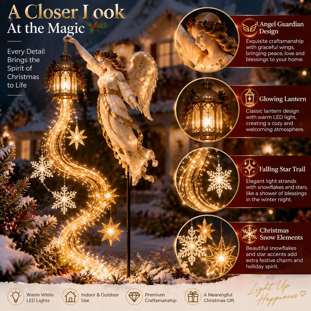 🔥Buy 2 Get 20% OFF🔥Guardian Angel Christmas Pathway Light