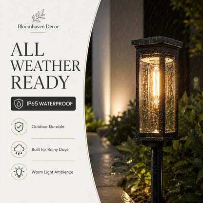 ☀️ SALE | 6-Pack Solar Pathway Lights Outdoor – IP65 Waterproof Warm White Garden Lights