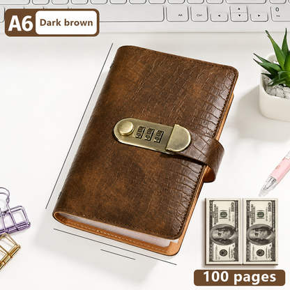 💵 100-Envelope Savings Challenge Binder with Password Lock – Secure Cash Organizer