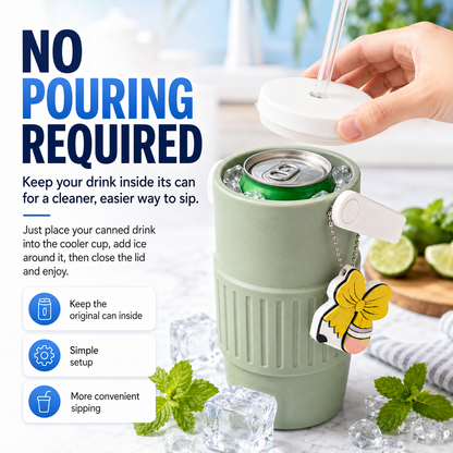 🥤Ice-Chill Can Cooler Cup❄️
