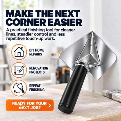 🔥 50% OFF Drywall Corner Finishing Trowel 🛠️ Create Perfect Inside Corners With Less Rework
