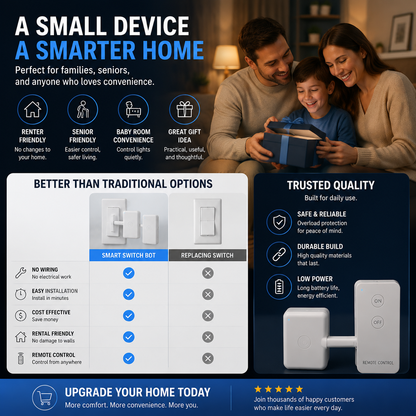 💡 Smart Switch Bot | Automatic Light Switch Controller😴