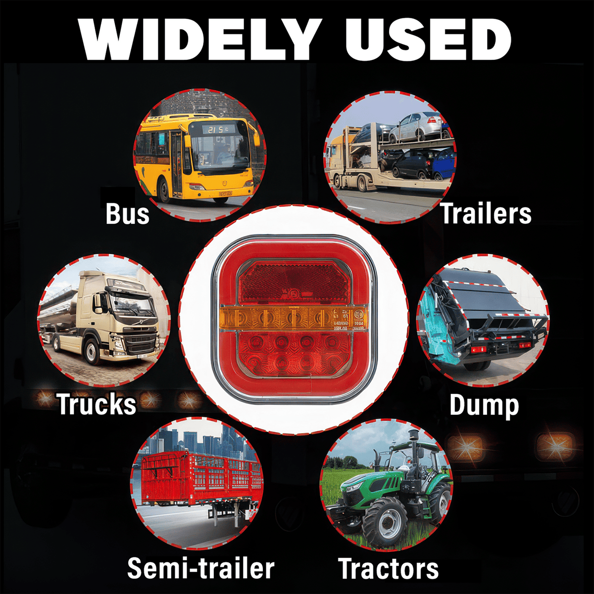 🔥HOT SALE 49% OFF🚨 Heavy-Duty LED Trailer Lights – Bright, Reliable & Road Ready
