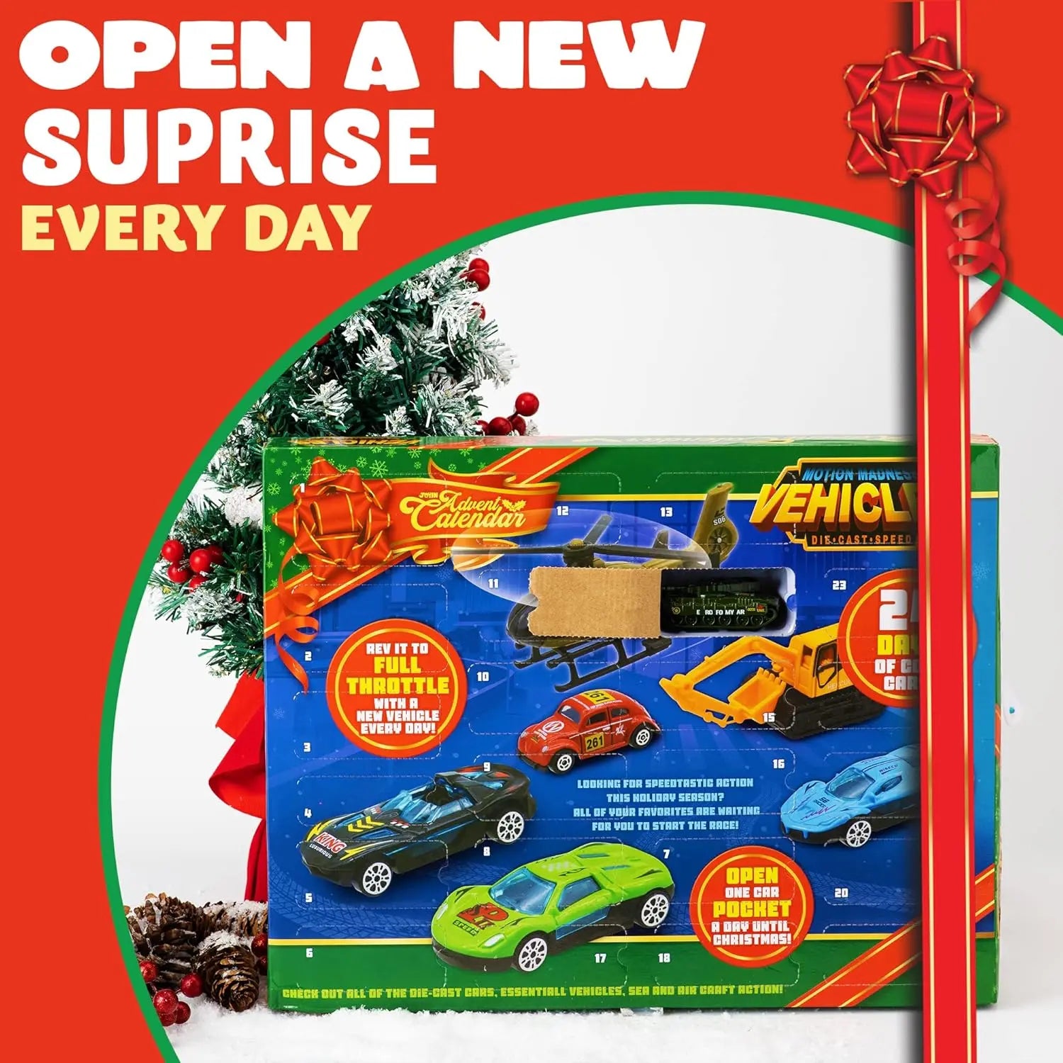 Open a new vehicle surprise every day