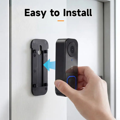 🔔 1080P Wireless Video Doorbell with Monitor – No WiFi, No App, No Subscription