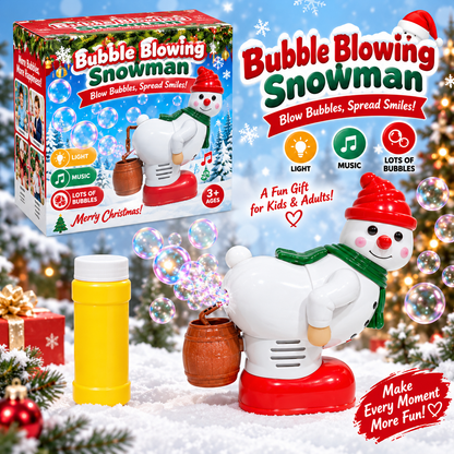 🎅 Automatic Big Bubble Maker – Funny Bubble Machine for Kids, Parties & Outdoor Fun